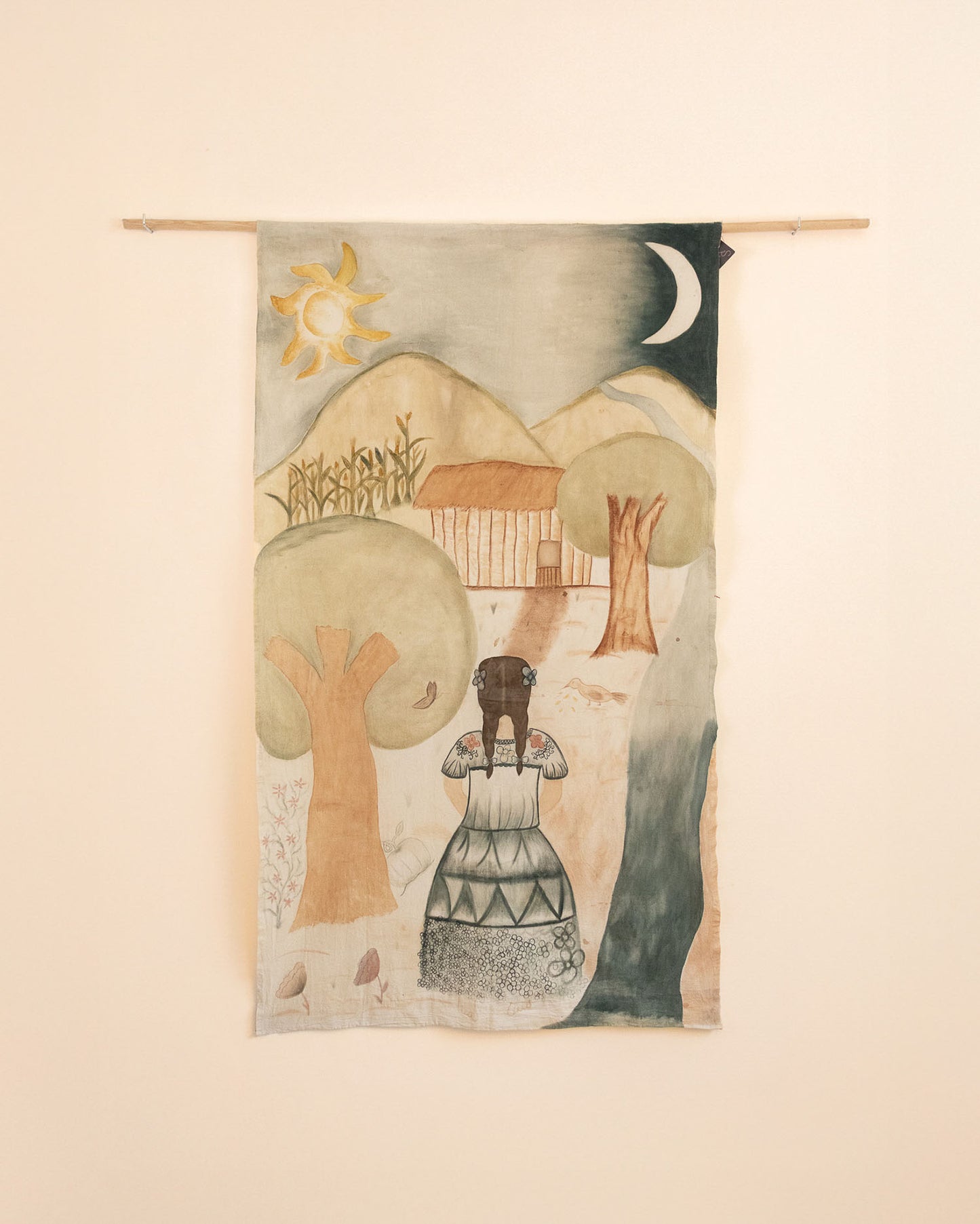 Canvas "Agradecimiento al Sol y la Luna"