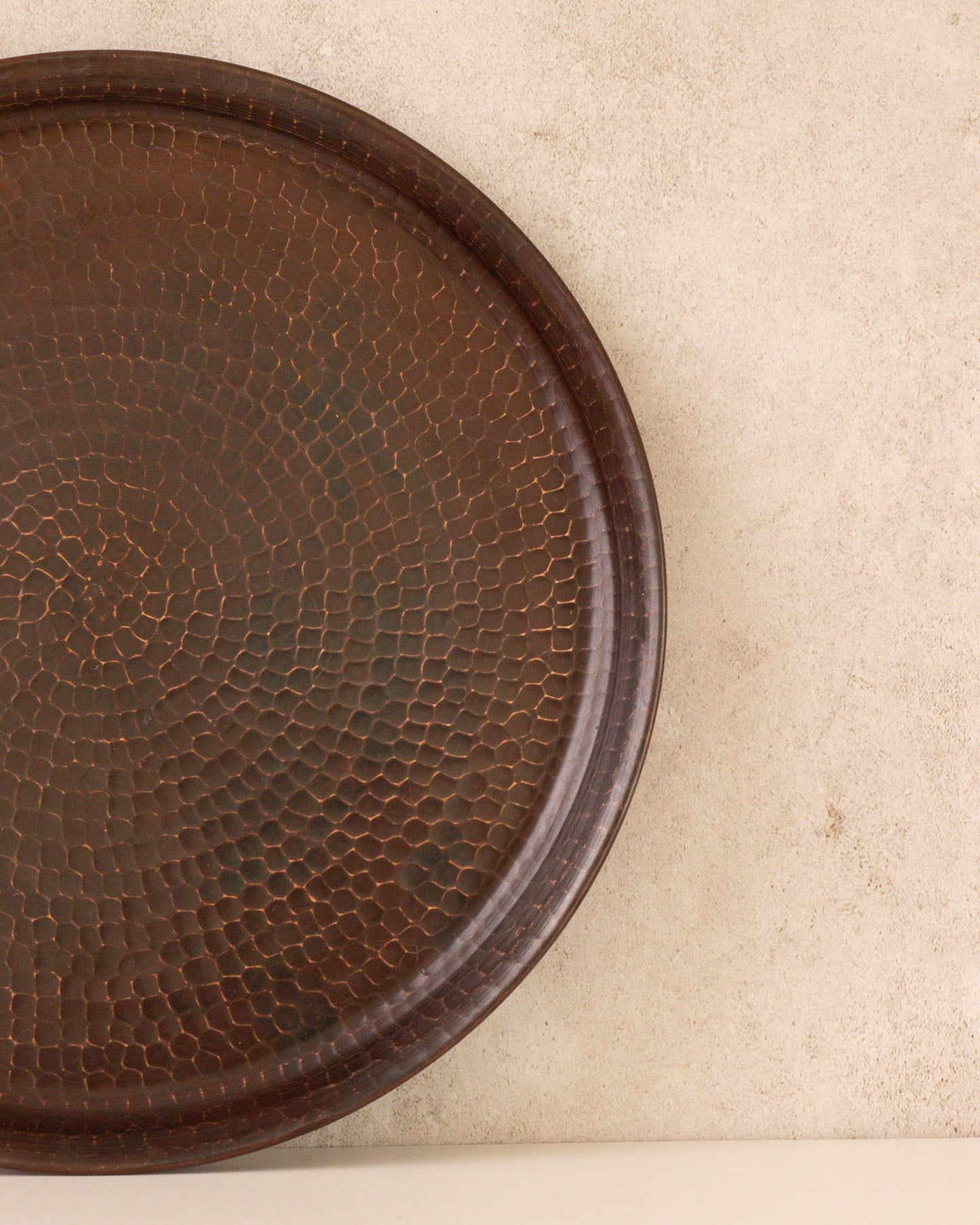 Charola cobre obscuro