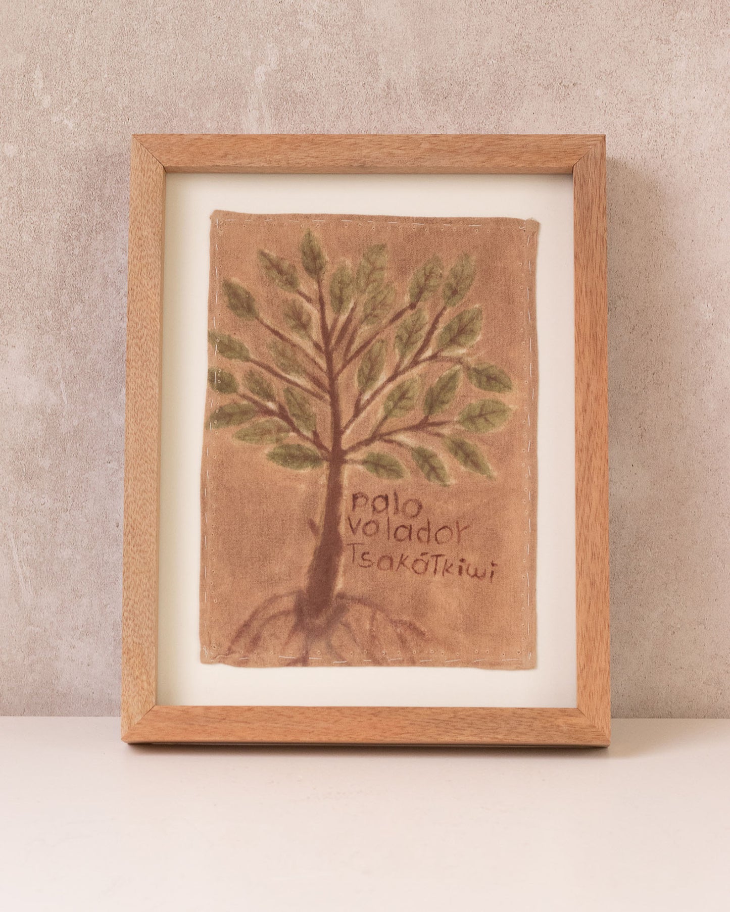 Lienzo "Palo volador"