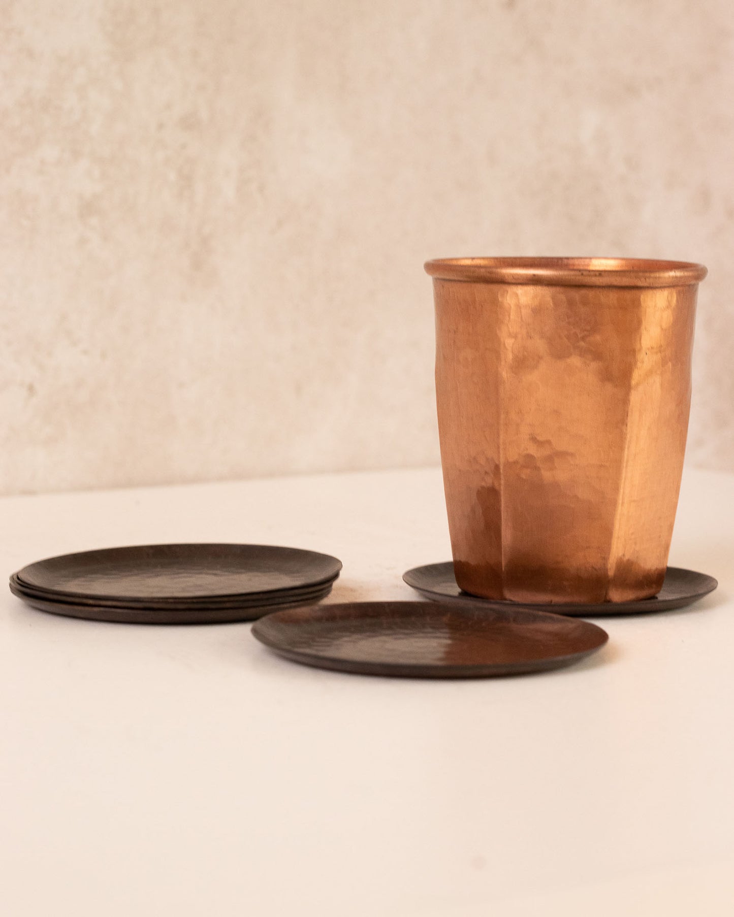 Hammered copper Tumbler