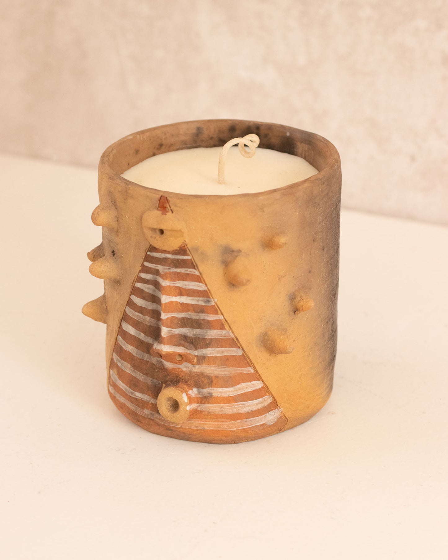 Candle "Faces" small