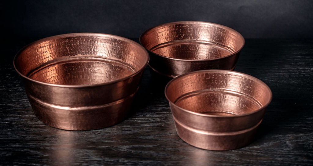 Copper Snack Bowl with matte finish