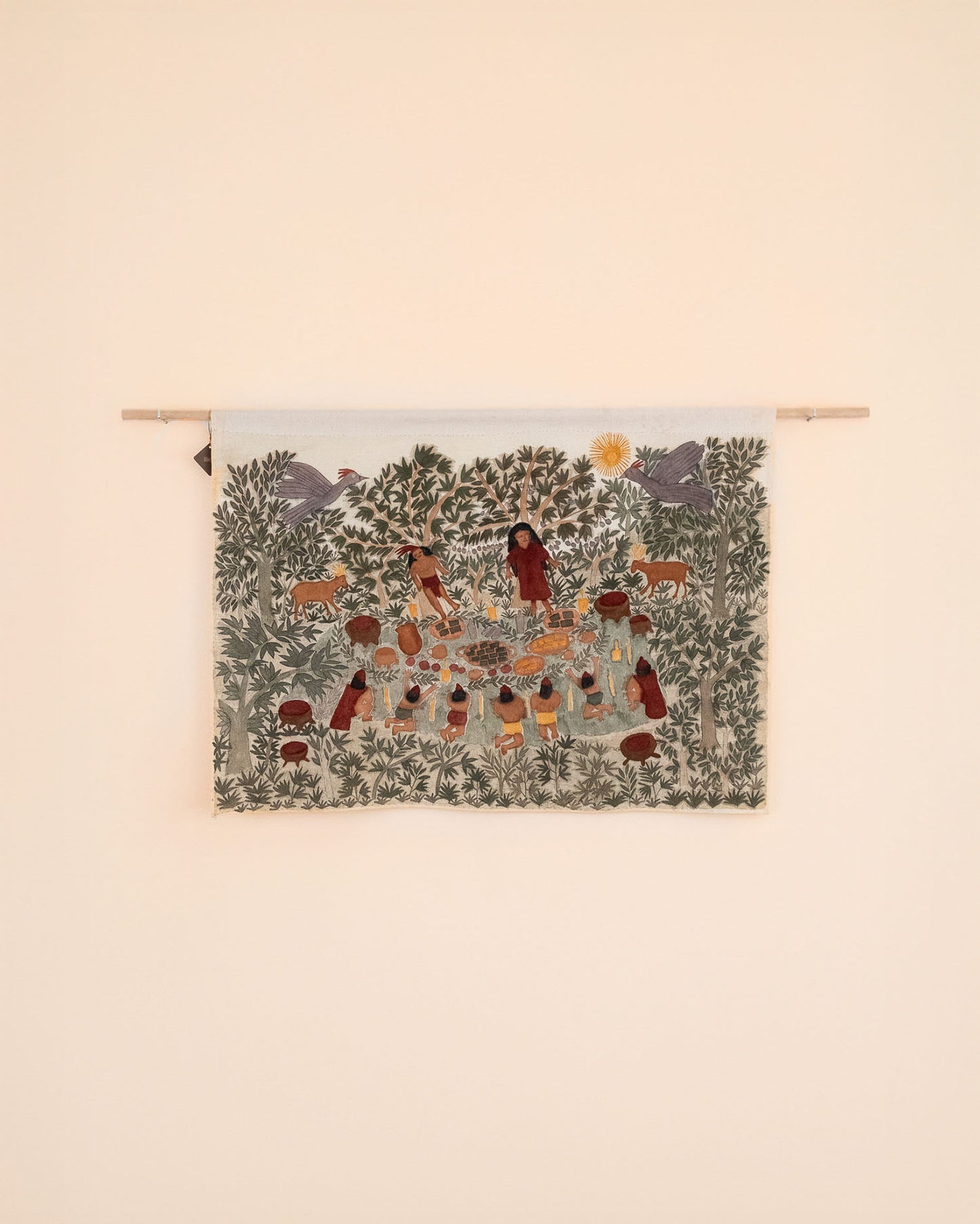 Canvas "Ofrenda al dios del monte"