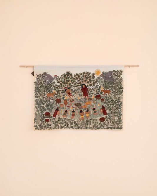 Canvas "Ofrenda al dios del monte"