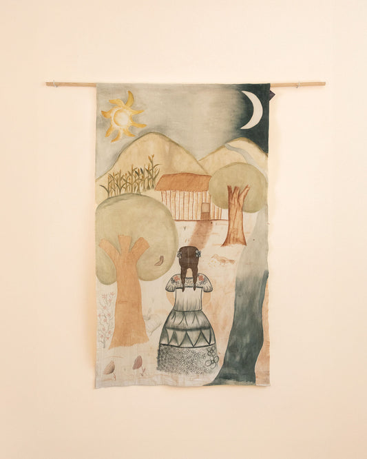 Canvas "Agradecimiento al Sol y la Luna"