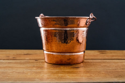 Copper Bucket with shiny finish