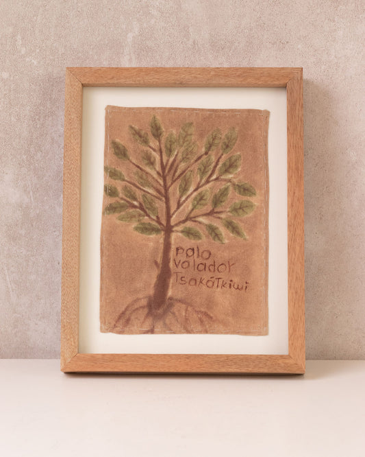 Lienzo "Palo volador"