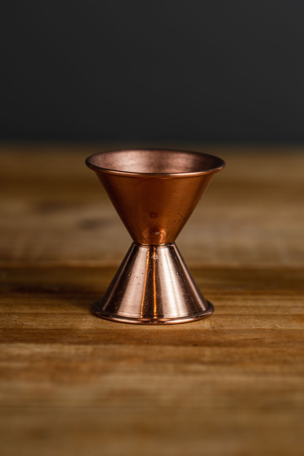 Copper Martini Jigger with matte finish