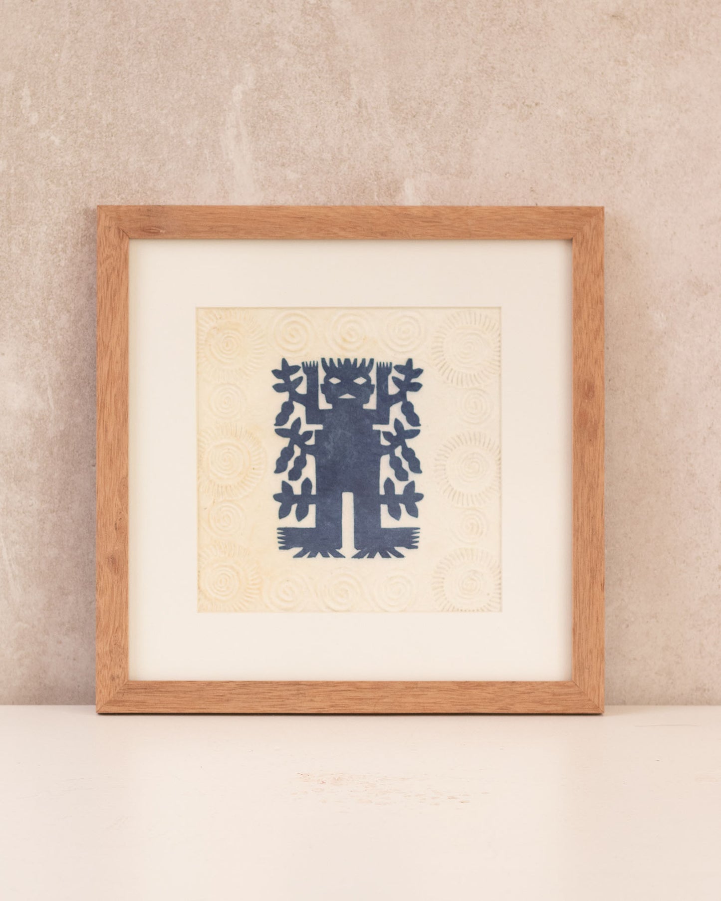 Canvas ancestral azul