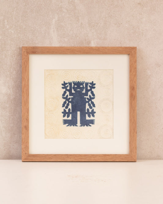 Canvas ancestral azul