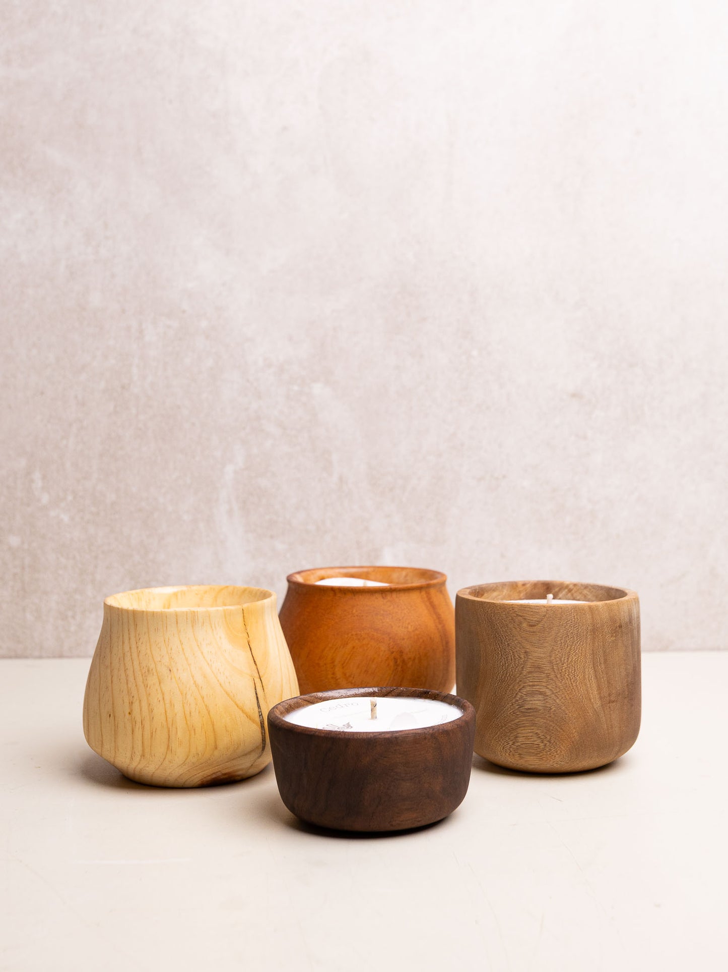 Velas "Maderas finas"