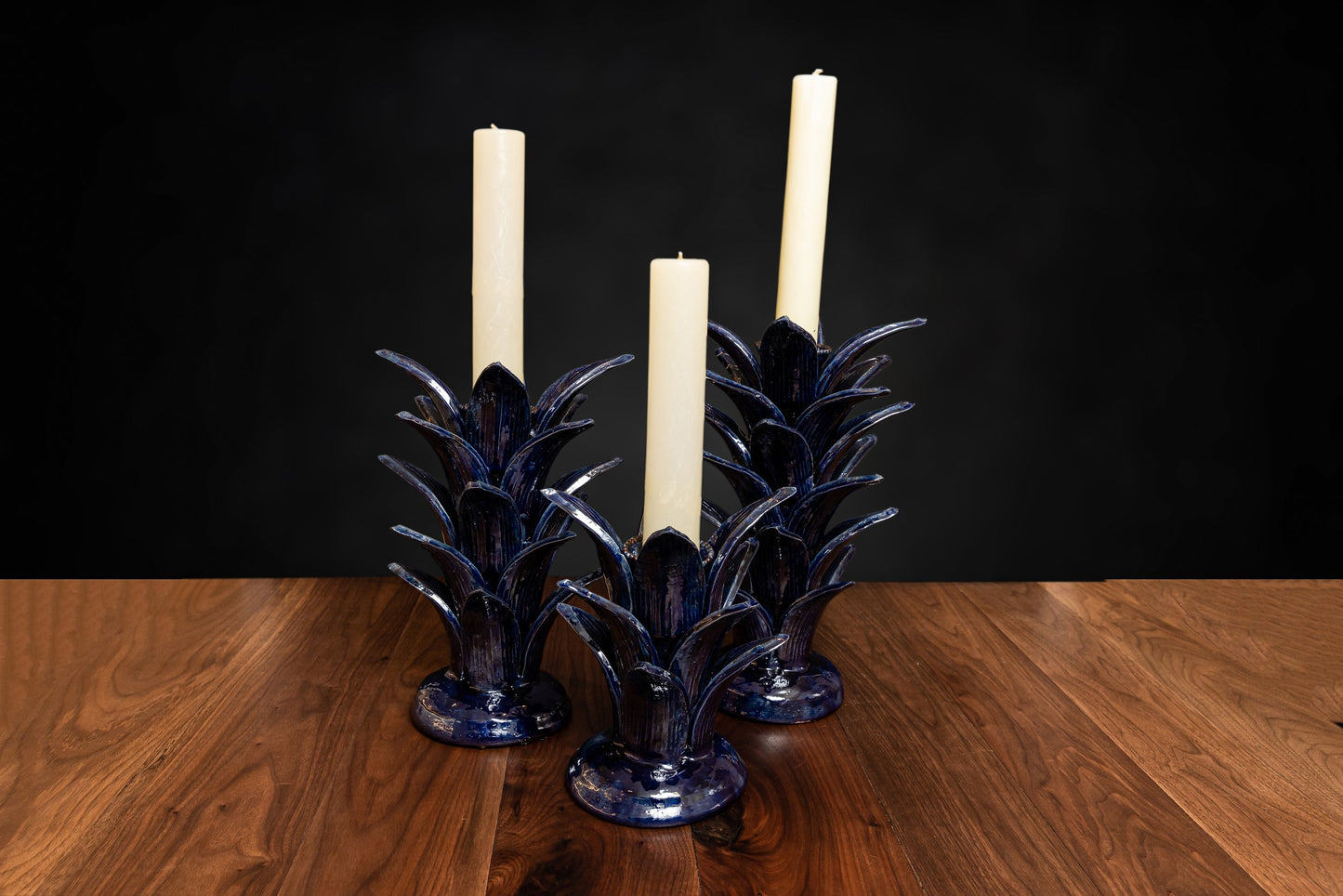 Leaf Design Candle Holder