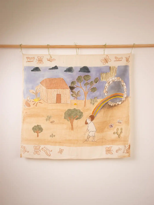 Canvas "Chamaculit" (el arcoiris)