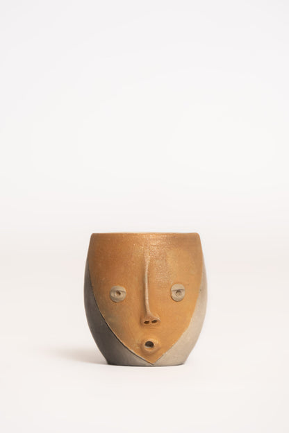 Clay Shot Glasses face design