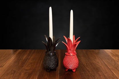 Enameled Pineapple Candle holder