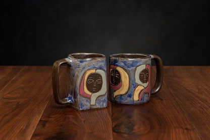 Blue Mug Woman design