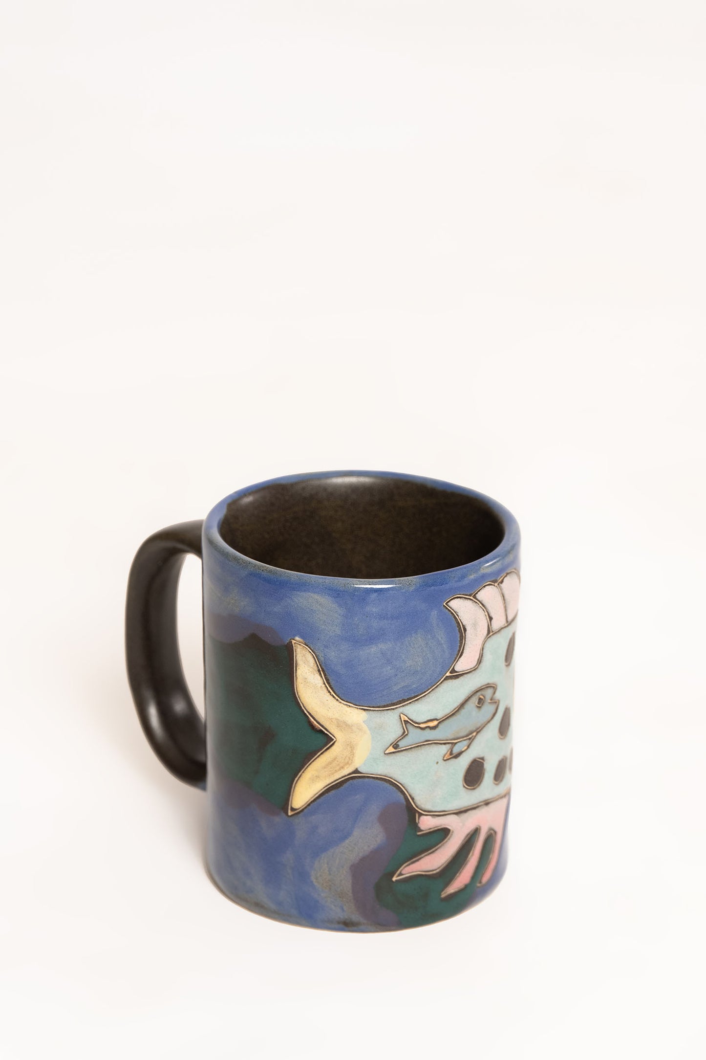 Taza pescado Azul Rey