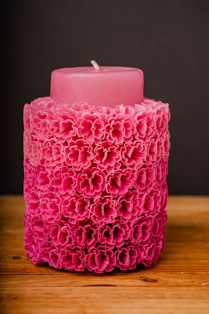 Flower candle